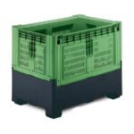 Box palet/container/cutie/naveta pliabila din plastic FLC1208-1408