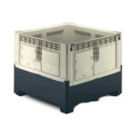 Box palet/container/cutie/naveta pliabila din plastic FLC1210-1404