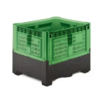 Box palet/container/cutie/naveta pliabila din plastic FLC1210-1410