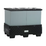 Box palet/container/cutie/naveta pliabila din plastic FLCL1210-5712