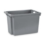 Stackable nestable plastic container SN6441-1509