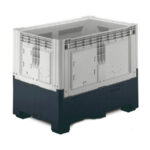 Collapsible plastic pallet box/ container FLC1208-1402