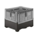 Collapsible plastic pallet box/ container FLC1210-1410