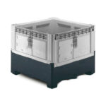 Collapsible plastic pallet box/ container FLC1212-1406