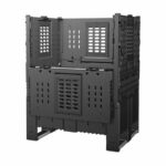 Collapsible plastic pallet box/container FLC8610-2502