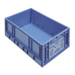 Foldable plastic box or bin FSC6423-0201