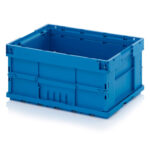 Stackable plastic container or box VDA F-KLT6410
