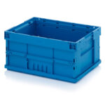 Stackable plastic container or box VDA F-KLT 6410G