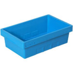 Nestable plastic container or box NS4316-1202