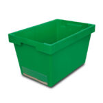 Nestable plastic container or box NS4328-1505
