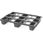 Plastic pallet PL8612-0915 for transporting and storing goods