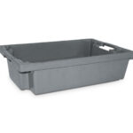Stackable nestable plastic container or box SN6415-1506