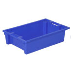 Stackable nestable plastic container or box SN6416-1202