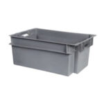 Stackable nestable plastic container or box SN6430-2205