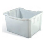 Stackable nestable plastic container or box SN6438-2203