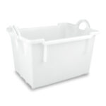 Stackable nestable plastic container or box SN6443-1501