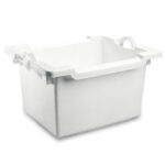 Stackable nestable plastic container or box SN7643-1503
