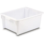 Stackable nestable plastic container or box SNL8633-1101