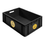 Stackable plastic box or container ESD ST6418-0209