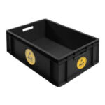 Stackable plastic box or container ESD ST6420-0210