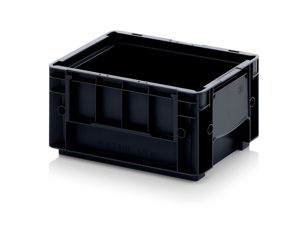ESD BOX 3 SW - SW: ESD SMD Klappbox 41 x 15 x 37 mm, Deckel
