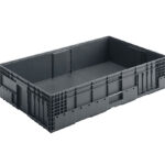 Stackable plastic container or box VDA M-KLT 10621