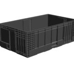 Stackable plastic container or box VDA M-KLT 10634