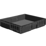 Stackable plastic container or box VDA M-KLT 6512