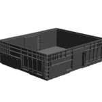 Stackable plastic container or box VDA M-KLT 6517