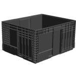 Stackable plastic container or box VDA M-KLT 6531