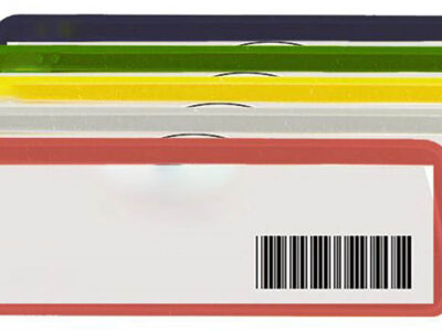 Colored Self-adhesive label holder