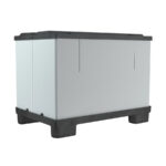 Foldable large container/box/crate with lid FLCL1208-0904 1208-0904 114 777