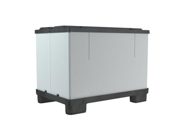 Foldable large container/box/crate with lid FLCL1208-0904 1208-0904 114 777