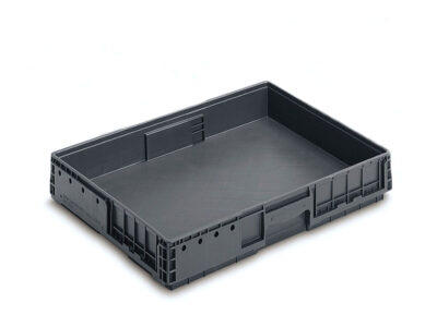 Stackable plastic containers VDA M-KLT