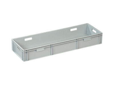 Cut & weld – stackable box with open handles