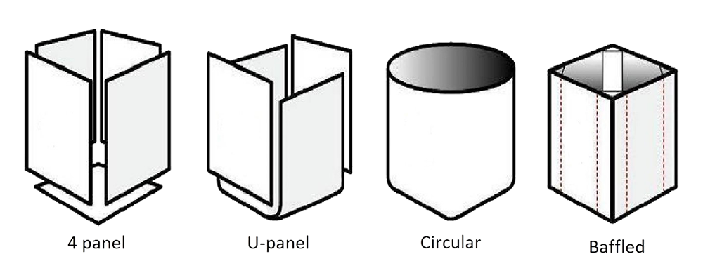 Available shapes of the Big-Bag