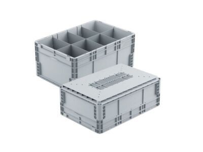 Picking boxes with adjustable dividers