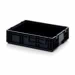 Stackable plastic container VDA ESD RL-KLT 6174