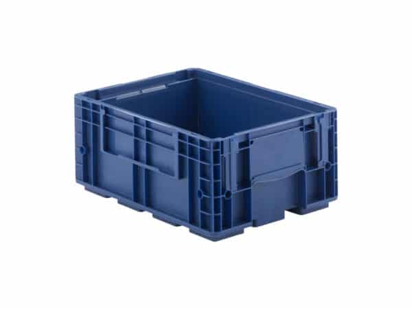 Stackable plastic container VDA R-KLT 4318