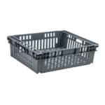 Stackable nestable plastic container SN6518-3301