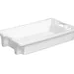 Stackable nestable plastic container SN8416-6804